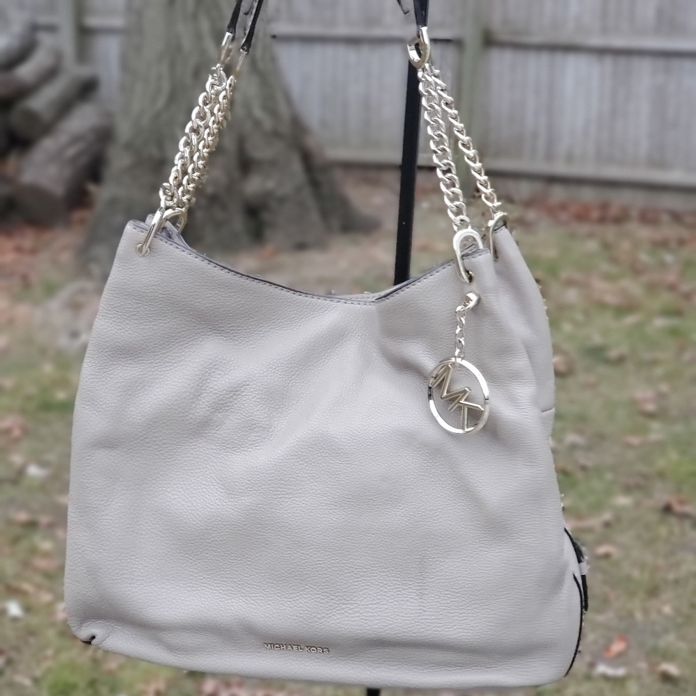 Michael Kors Lillie Chain Shoulder Bag - Tan